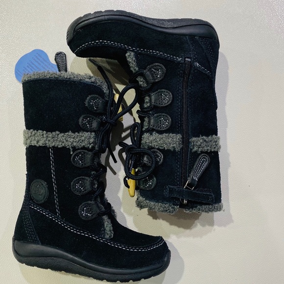 SOLD Timberland Zesta Suede Tall Toddler Boots Size 6.5 - Picture 5 of 8